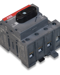 Base switch 4pole for main switch 80A floor installation typ